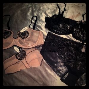 2 Adore Me Bra n Panty sets*Size 40C /1x